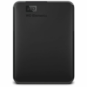 Eksterni disk WD Elements Portable 2.5, 2TB, USB 3.0: crni