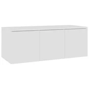 Vidaxl TV omarica bela 80x34x30 cm iverna plošča