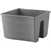 Form-Plastic OGRAJA, CVETNI LONEC, BALKONSKI LONEC ZA OGRAJO, MODEREN ANTRACIT