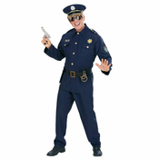 Widmann Moški Pustni Kostum Policaj, XL
