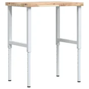 Vidaxl Delovna miza 80x60x(73-99,5) cm trden akacijev les pravokotna