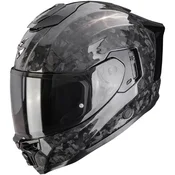 Karbonska motoristicka kaciga Scorpion EXO-1500 Onyx, crna