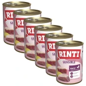 Konzerva RINTI SENSIBLE patka, jetra & krumpir 6 x 400 g