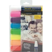 Securit kredni marker, debelina: 7-15 mm, različne barve, 8 kos