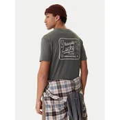 RVCA Majica EVYZT00274 Zelena Regular Fit