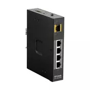 D-Link DLink Nemčija 5-portno gigabitno ind. stikalo DIS-100G-5PSW, (20898199)