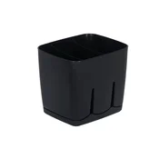 PLASTIČNI ODCEJAČ ZA JEDILNI PRIBOR 13,5X11,5X12CM ČRNEGA RAZMERJA - BEN