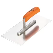 Gladilnik z zobmi, 270 x 128 mm, zobje 6 x 6 x 6 mm, lesen ročaj 50-162