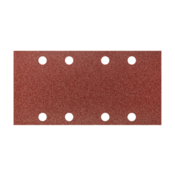 Brusni papir 93x185 mm, K80, 5 kom s rupama