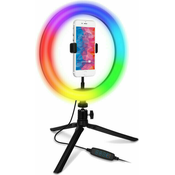 Connect IT kružno LED svjetlo Selfie10RGB okruglo 25,4 cm/10” RGB LED svjetlo