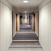 Hera Luč LED FR 65/205 za površinsko/izpustno montažo, krom, 3.000K - Dnevna soba/jedilnica - Sodobni - mat krom - Plastika