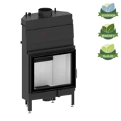 Hitze ALBERO AQUASYSTEM ALAQS68x53 - DECOR steklo(črni šamot)