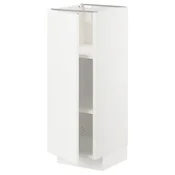 METOD Podni element s policama, bela/Veddinge bela, 30x37 cm