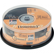 Intenso CD-R 80 prazni Intenso 1001124 700 MB 25 kom. okrugla kutija