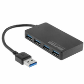 Northix USB 3.0 Hub s 4x USB vrati (visoke hitrosti) - do 5 Gbps