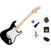 Fender Squier Affinity Series Stratocaster MN WPG Standard SET Black Električna kitara