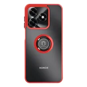 AVIZAR Ovitek za Honor X5c Plus 4G z vrtljivim magnetnim obročem in mat zaključkom, Rdeča, (5000190060)