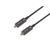 Equip USB-C na USB-C aktivni optični kabel, 5 m, PD 60W, 8K/60Hz, 10Gbps