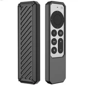 INF Silikonska zaščitna torbica za daljinski upravljalnik Apple TV 4K 2021/2022 Black, (21537930)