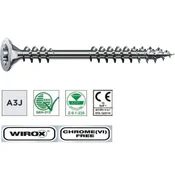 Vijak za polaganje SPAX 4.5 x 80 DN, torx 20 Wirox-srebrno