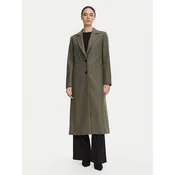 HUGO Volneni plašč Mojeni 50569838 Rjava Relaxed Fit
