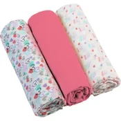 BabyOno plenice, 3 kosi, roza