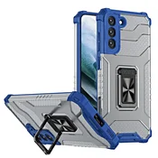 Crystal Ring Case ovitek za Samsung Galaxy S22 + (S22 Plus) (modra)