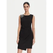Artigli Cocktail obleka ACAB000805 002 Črna Regular Fit