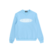 DSQUARED2 Sweater majica, svijetloplava / bijela