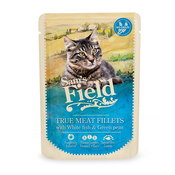 Sams FIeld Adult Hrana za odrasle mačke, Ukus filea bele ribe i graška, 24x85g
