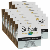 Schesir cat tuna in brancin v želatini 12x85 g