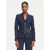 Rinascimento Suknjič CFC0130160003 Mornarsko modra Slim Fit