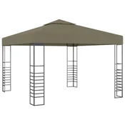 Vidaxl Vrtni šotor 3x3 m taupe 180 g/m2