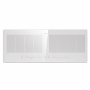 Klarstein Masterzone 90 Slim Flex, indukcijska plošča, max. 7200 W, vgradna, 4 Flex cone, 2 Flex coni, tehnologija ThermoBoost, Smart Flex (CP14-Mstrzone-90SF-W)
