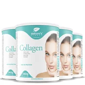 Natures Finest Collagen Powder 2+2 | čisti hidrolizirani kolagen v prahu | kolagen tipa II za elastičnost kože, sklepe in vitalnost