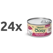 Oasy Cat Natury Adult fileji v juhi, konzerva - piščanec in govedina - 85 g 24 x 85 g