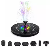 Sončna fontana z LED osvetlitvijo 16 cm