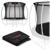 Notranja zaščitna mreža za trampoline Neo-Sport 252 cm 8 ft 6 stebričkov