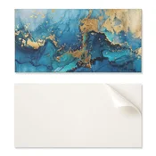 shumee Komplet vinilnih ploščic z abstraktnim vodnim vzorcem za spalnico 10x40x20 cm