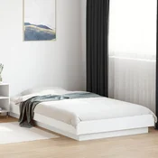vidaXL Tlorisna postelja Bela 80 x 210 cm Inženirski les