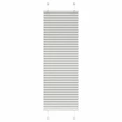 Plisirana roleta svijetlosiva 45x100 cm širina tkanine 44,4 cm
