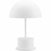 Prijenosna stolna lampa RIVIERA Printworks 28 cm bijela