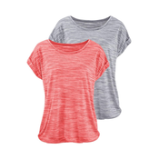 BEACH TIME T-Shirt, oranžna, siva