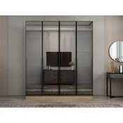 Hanah Home ormar sa reflektujucim staklom Nisa 20648, 180 cm, dore