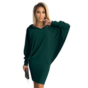 Dress with batwing sleeves and hood Numoco