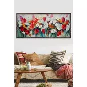 Wallity Dekorativna uramljena slika, 50x120cm, Šarena