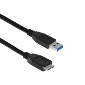 Kabel USB tip A-M<=>USB tip micro-B-M - USB3.0 za ext. hard disk 0.8m - ROLINE