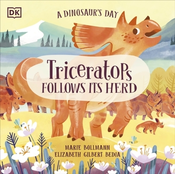 A Dinosaurs Day: Triceratops Follows Its Herd