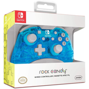 Gamepad PDP Nintendo Switch Wired Controller Rock Candy Mini Blu-Merang