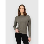 Mons Royale Horizon Merino Crew Sweater dark olive